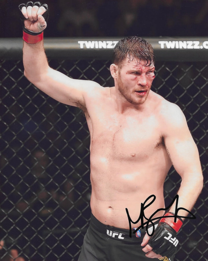 Michael Bisping Mixed Martial Artist Signed UFC 8x10 Photo Proof COA autographed