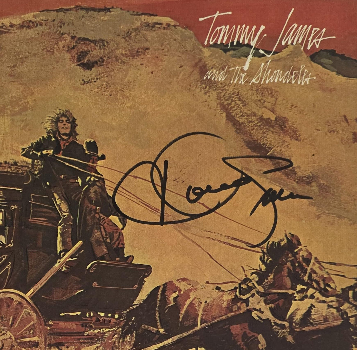 Tommy James Signed Midnight Train Album COA Exact Proof Autographed Vinyl Record