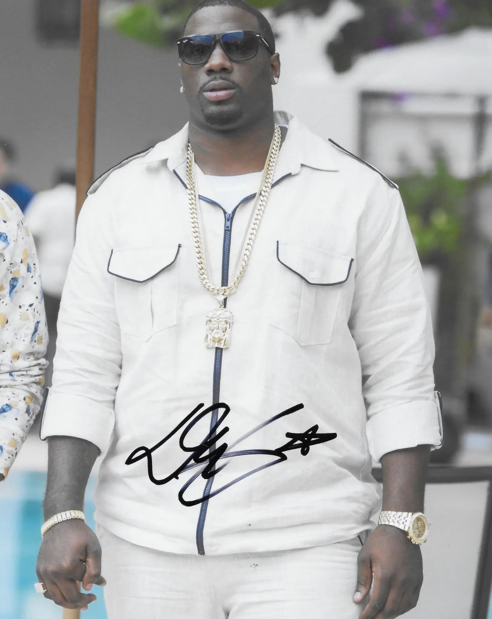 Donovan Carter Signed 8x10 Photo COA Exact Proof Autographed Ballers Actor star