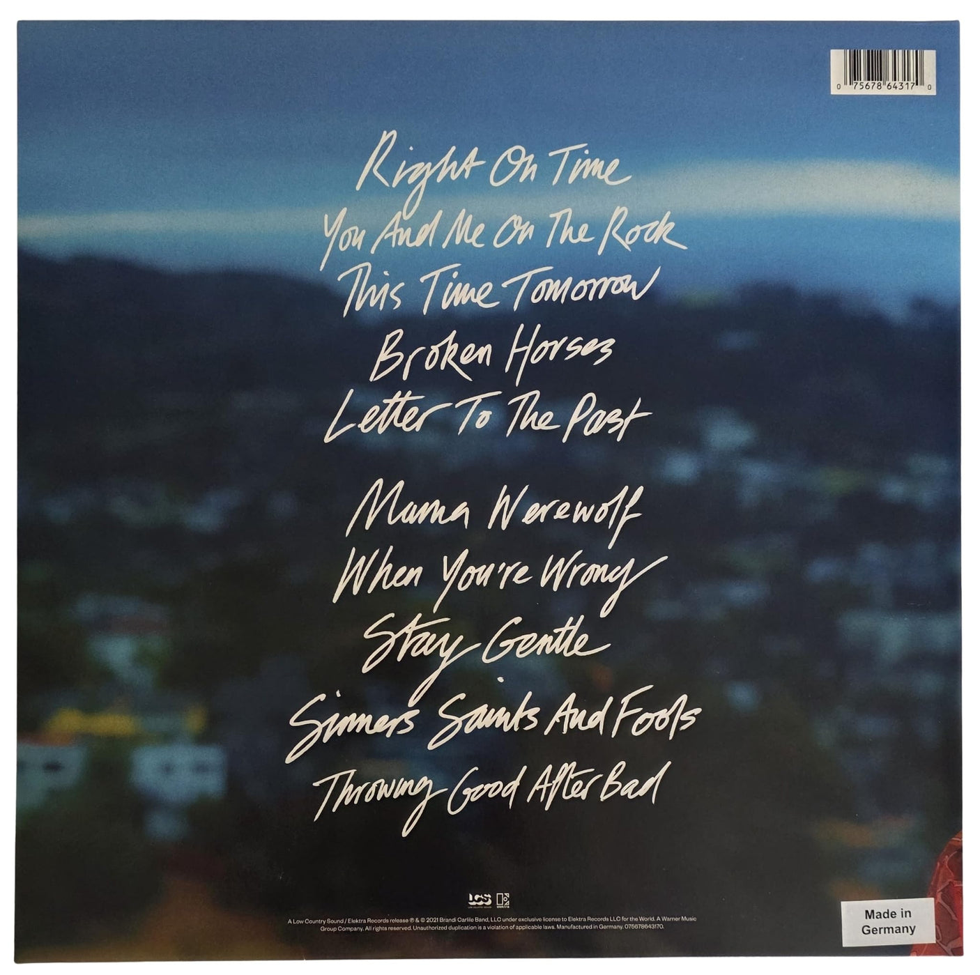 Brandi Carlile Signed In These Silent Days Album Proof COA Autographed Vinyl Record