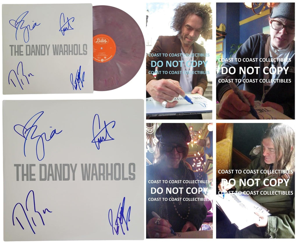 The Dandy Warhols Signed Dandys Rule OK Album COA Proof Autographed Vinyl Record