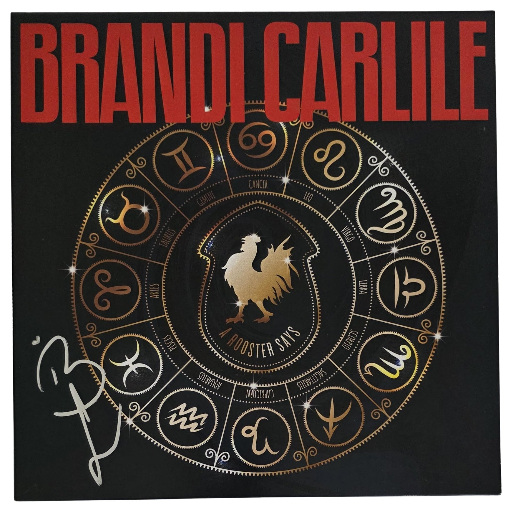 Brandi Carlile Signed A Rooster Says Album Proof COA Autographed Vinyl Record