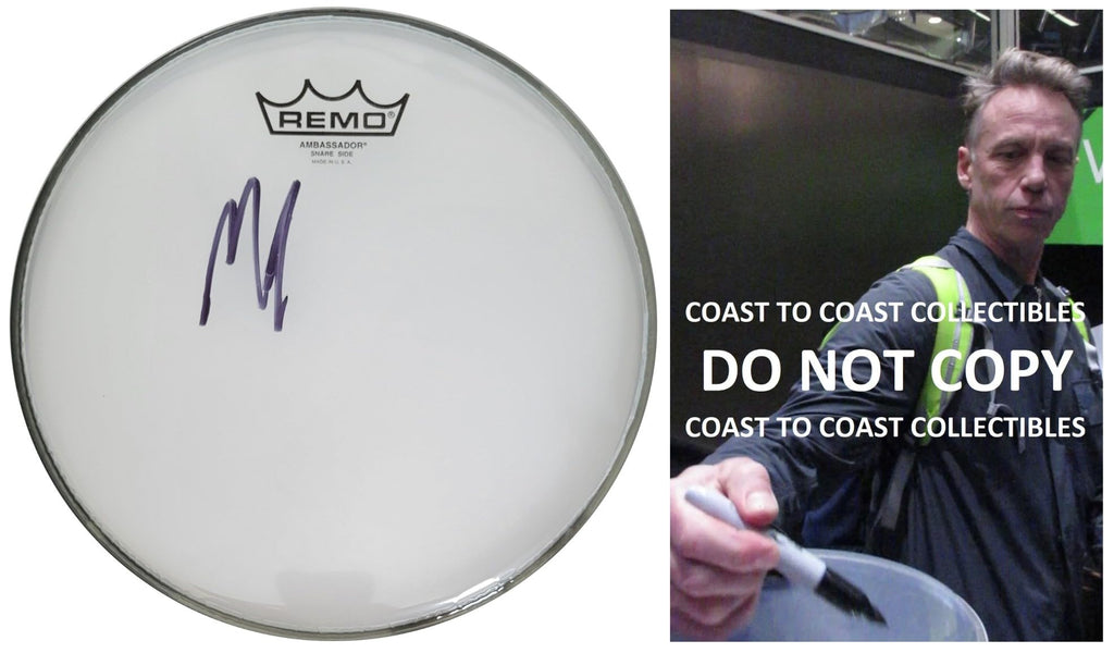 Matt Cameron Signed Drumhead COA Proof Autographed Pearl Jam Soundgarden Drummer