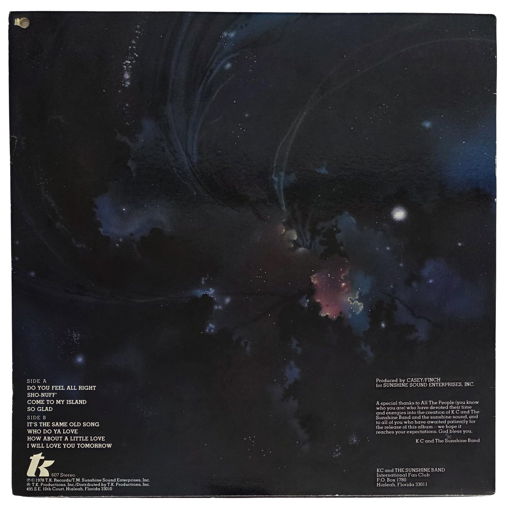 Harry Wayne Casey Signed KC And The Sunshine Band Who Do Ya (Love) Album COA Proof Autographed Vinyl Record