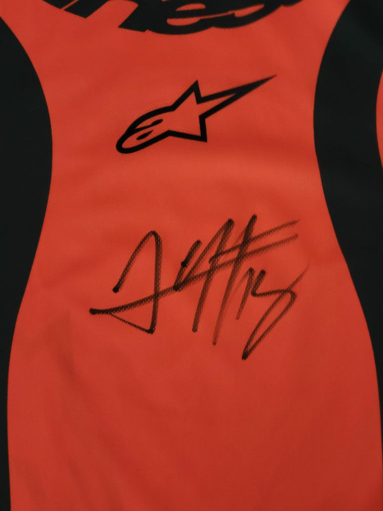 Jett Lawrence Signed Jersey Proof Autographed Supercross Motocross Alpinestars