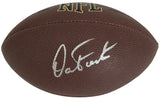 Dan Fouts Signed Football Proof Beckett COA Chargers Oregon Ducks Autographed