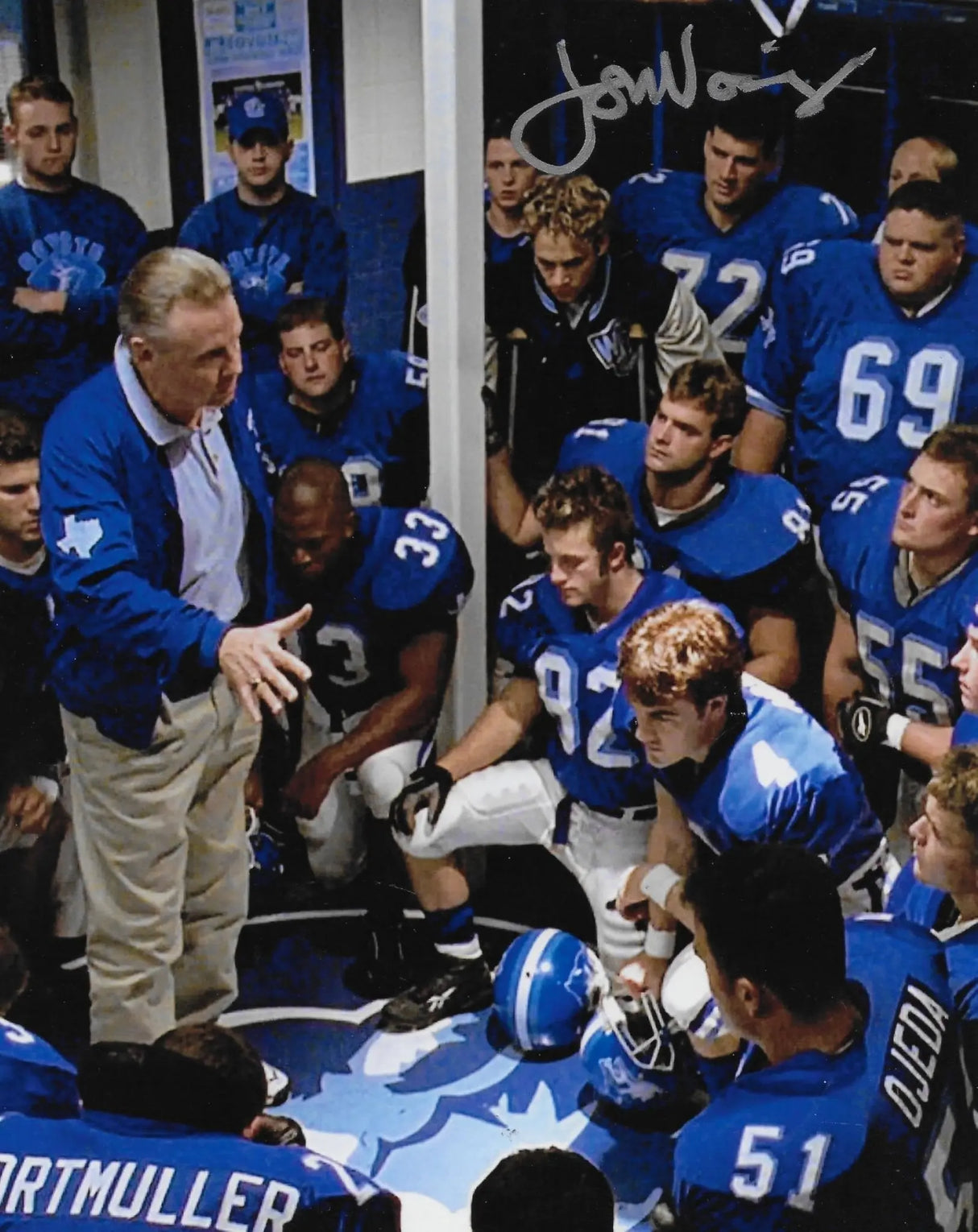 Jon Voight Varsity Blues Bud Kilmer Signed Coyotes 8x10 Photo COA Proof Autographed..