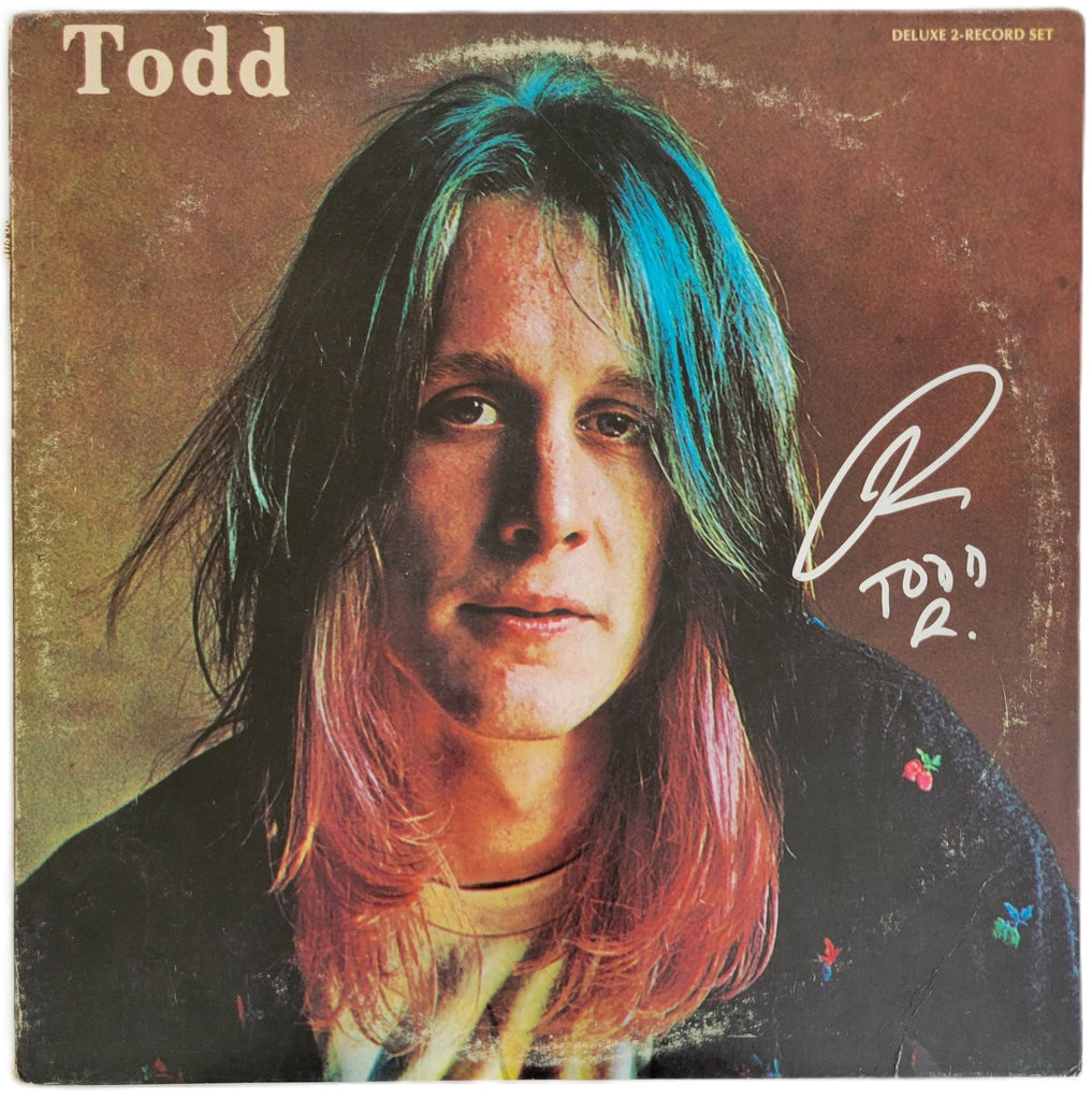 Todd Rundgren Signed Todd Album COA Proof Autographed Vinyl Record