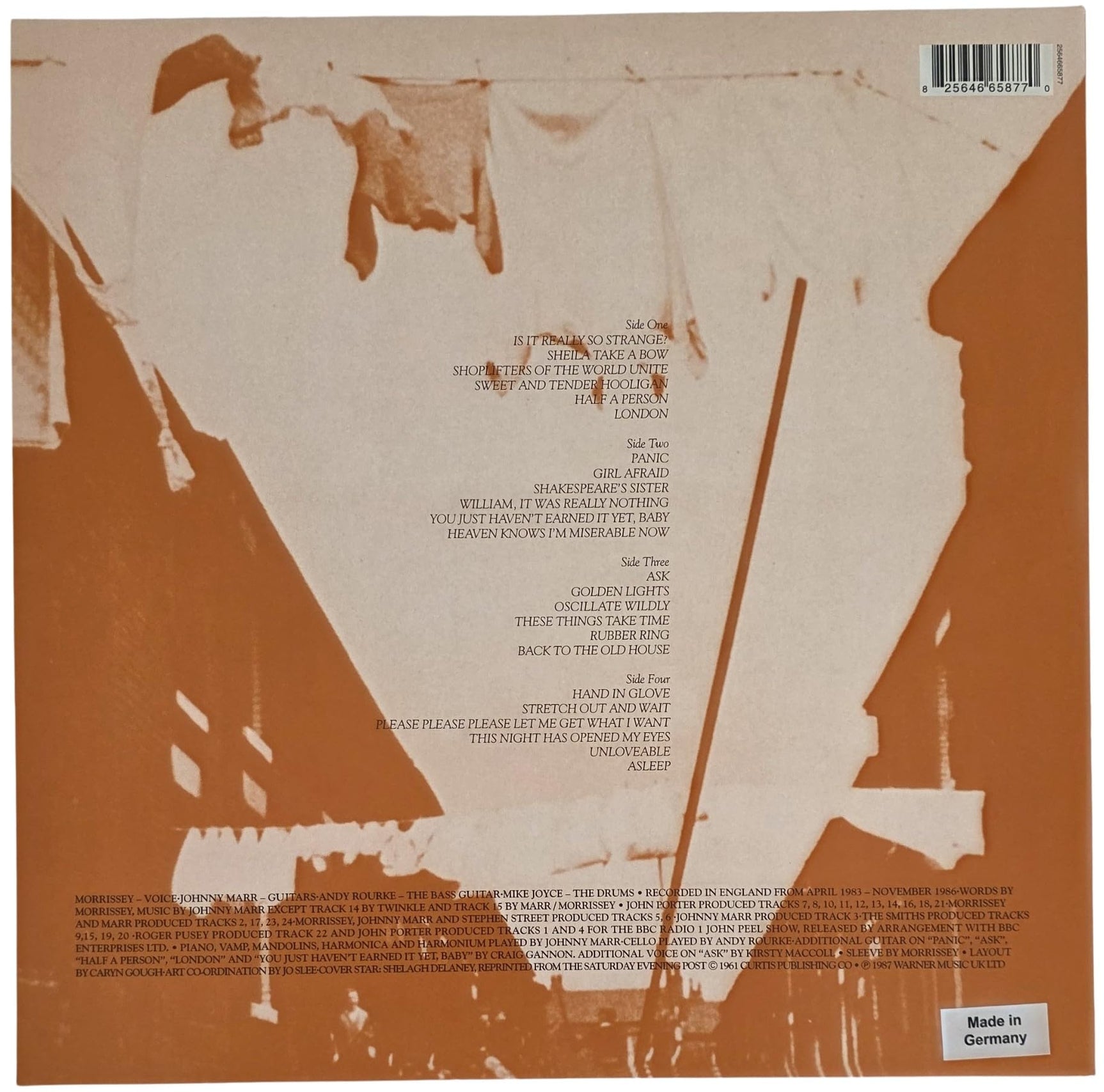 Johnny Marr Signed The Smiths Louder Than Bombs Album COA Proof Autographed Vinyl Record