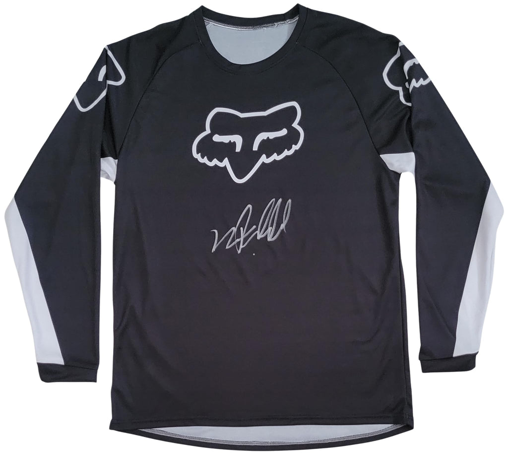 Ricky Carmichael Signed Fox Jersey Proof Autographed Supercross Motocross