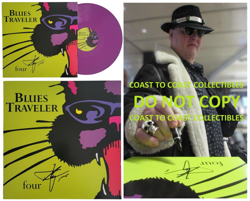 John Popper Signed Blues Traveler Four Album COA Proof Autographed Vinyl Record