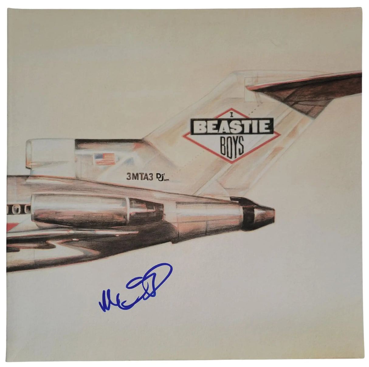 Mike Diamond Signed Licensed To Ill Album Proof COA Beastie Boys Autographed Vinyl Record