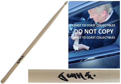 Josh Freese Signed Drumstick COA Proof Autographed Stick Foo Fighter GNR Drummer