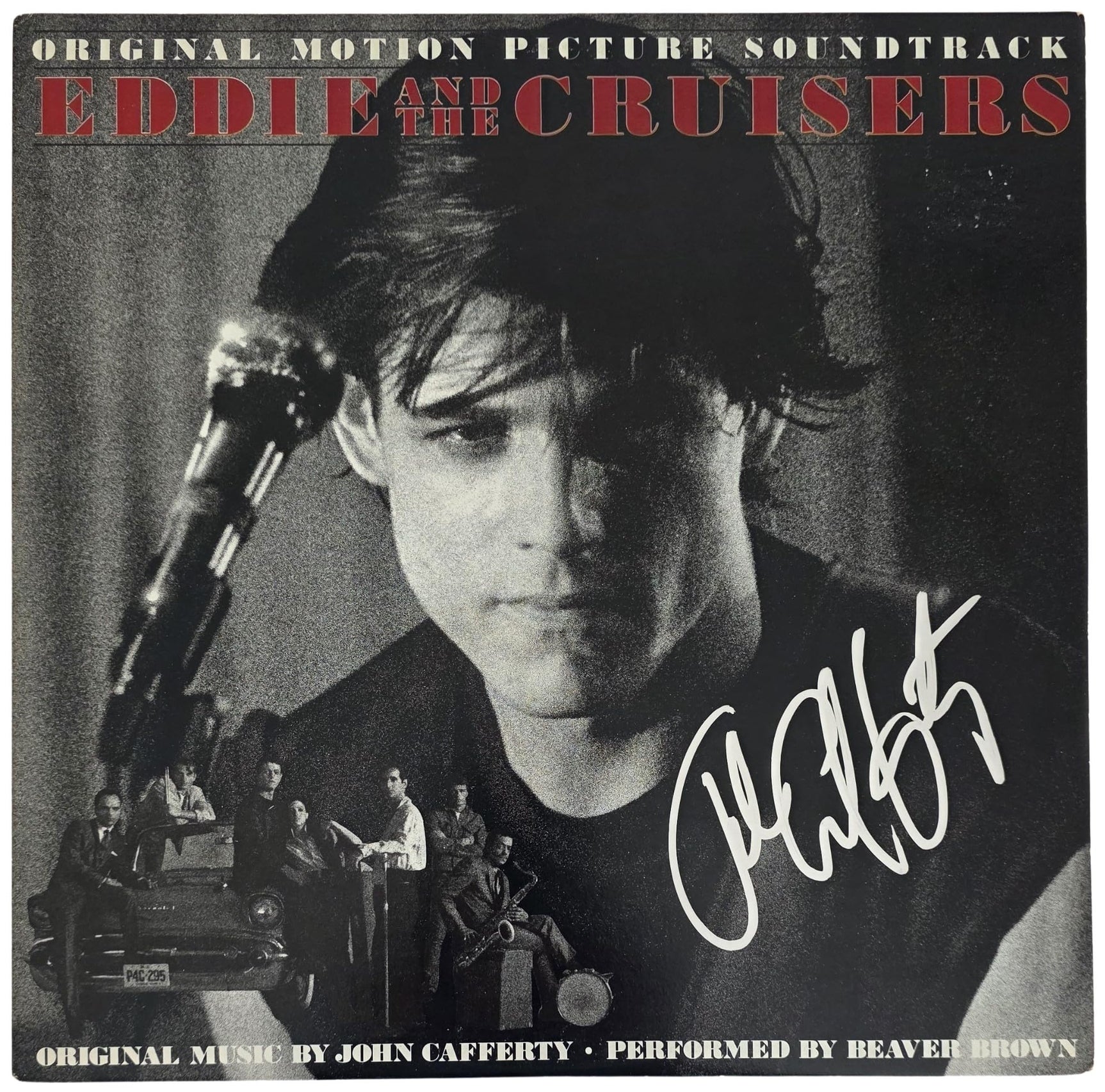 John Cafferty Signed Eddie & The Cruisers Soundtrack Album COA Proof Autographed