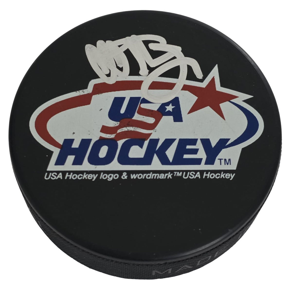 Al Michaels Signed USA Hockey Puck COA Proof Winter Olympics Gold Miracle on Ice
