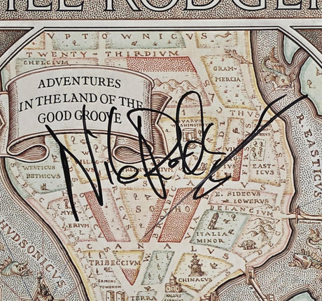 Nile Rodgers Signed Adventures in the Land of the Good Groove Album COA Proof Autographed Vinyl Record