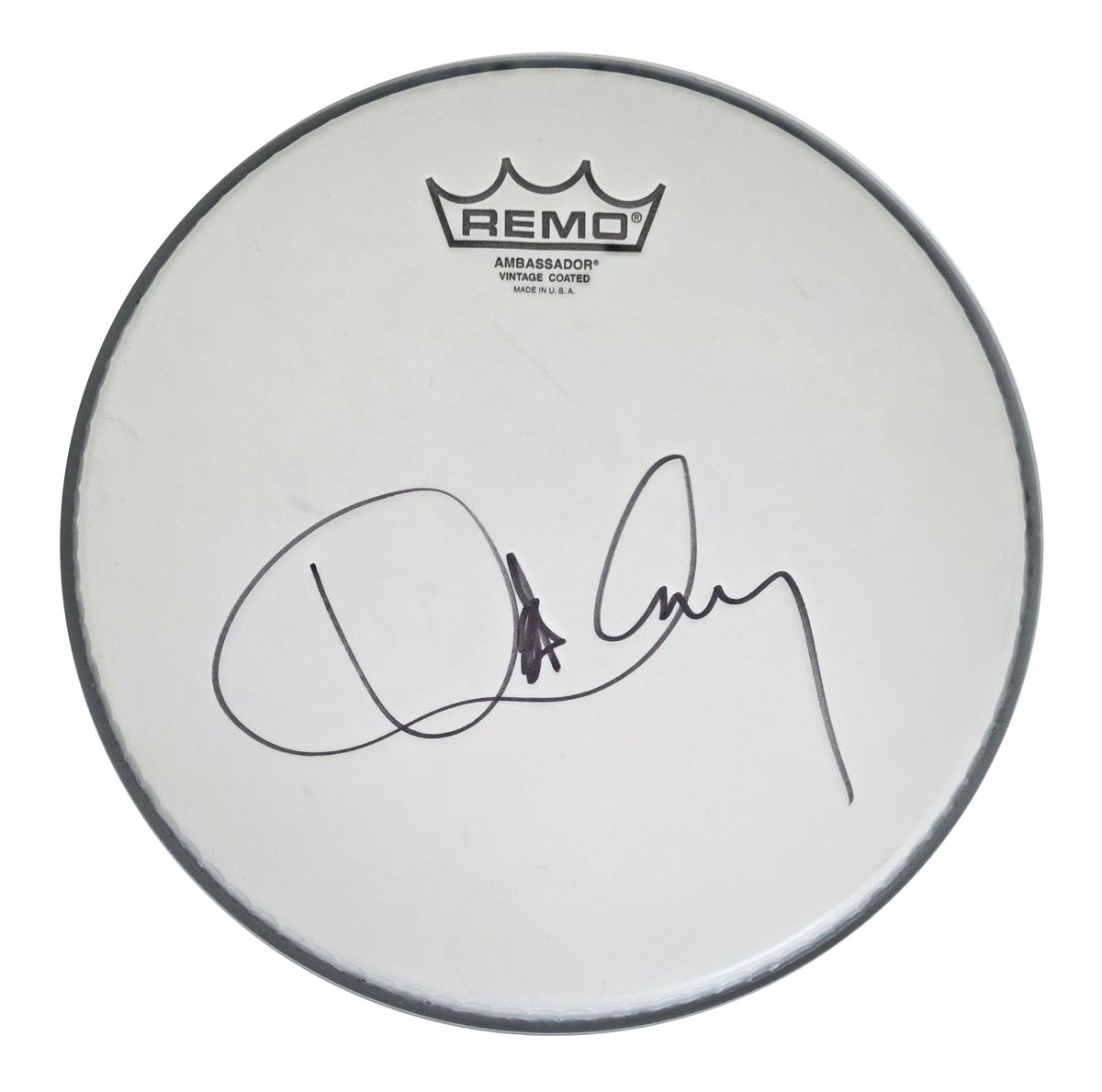 Danny Carey Tool Drummer Signed 10'' Drumhead COA Exact Proof Autographed Remo