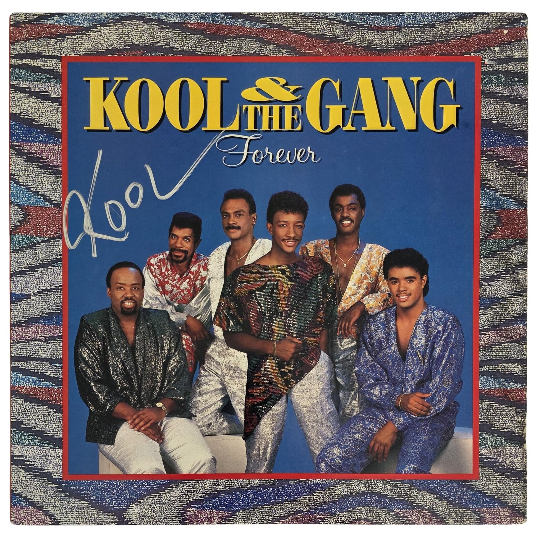 Robert Bell Signed Kool & the Gang Forever Album COA Proof Autographed Vinyl Record