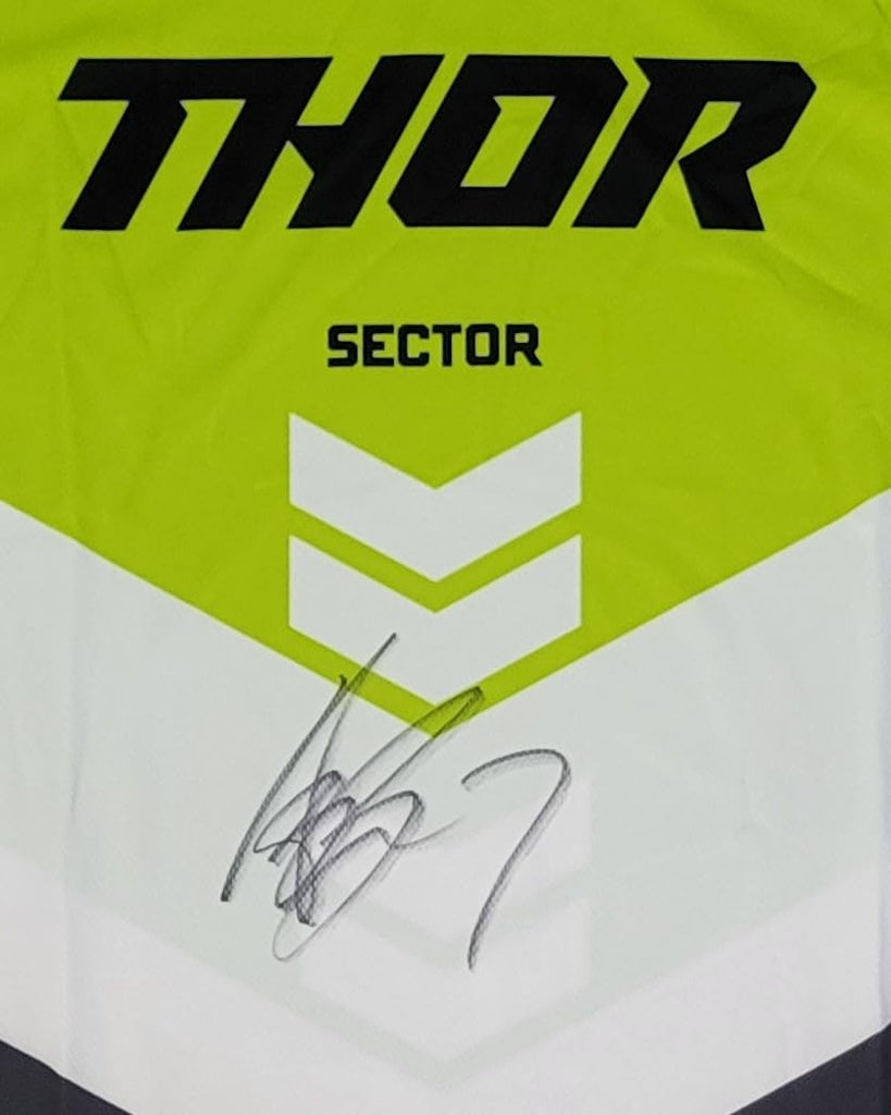 Aaron Plessinger Signed Thor Jersey COA Proof Autographed Supercross Motocross..