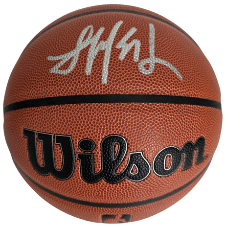 Yang Hansen Signed Basketball COA Exact Proof Autographed Portland Trail Blazers