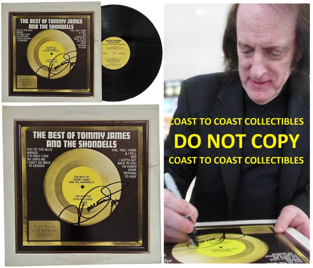 Tommy James Signed Best of The Shondells Album COA Proof Autographed Vinyl Record