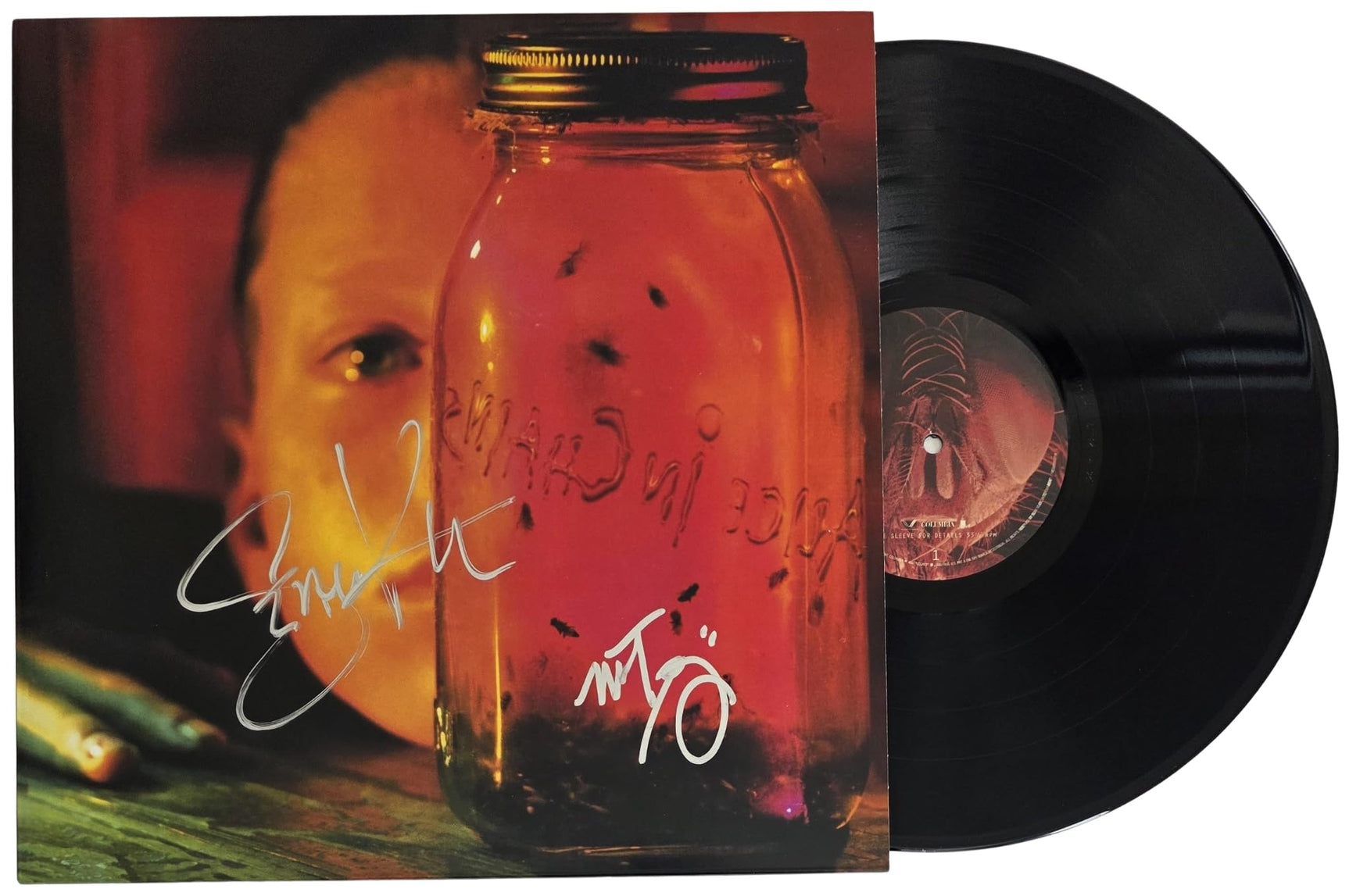 Sean Kinney Mike Inez Signed Alice In Chain Jar of Flies Album Proof Autographed Vinyl Record Alice In Chains