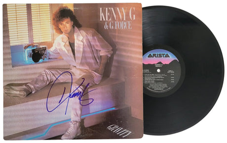 Kenny G Saxophonist Signed Gravity Album COA Proof Autographed Vinyl Record