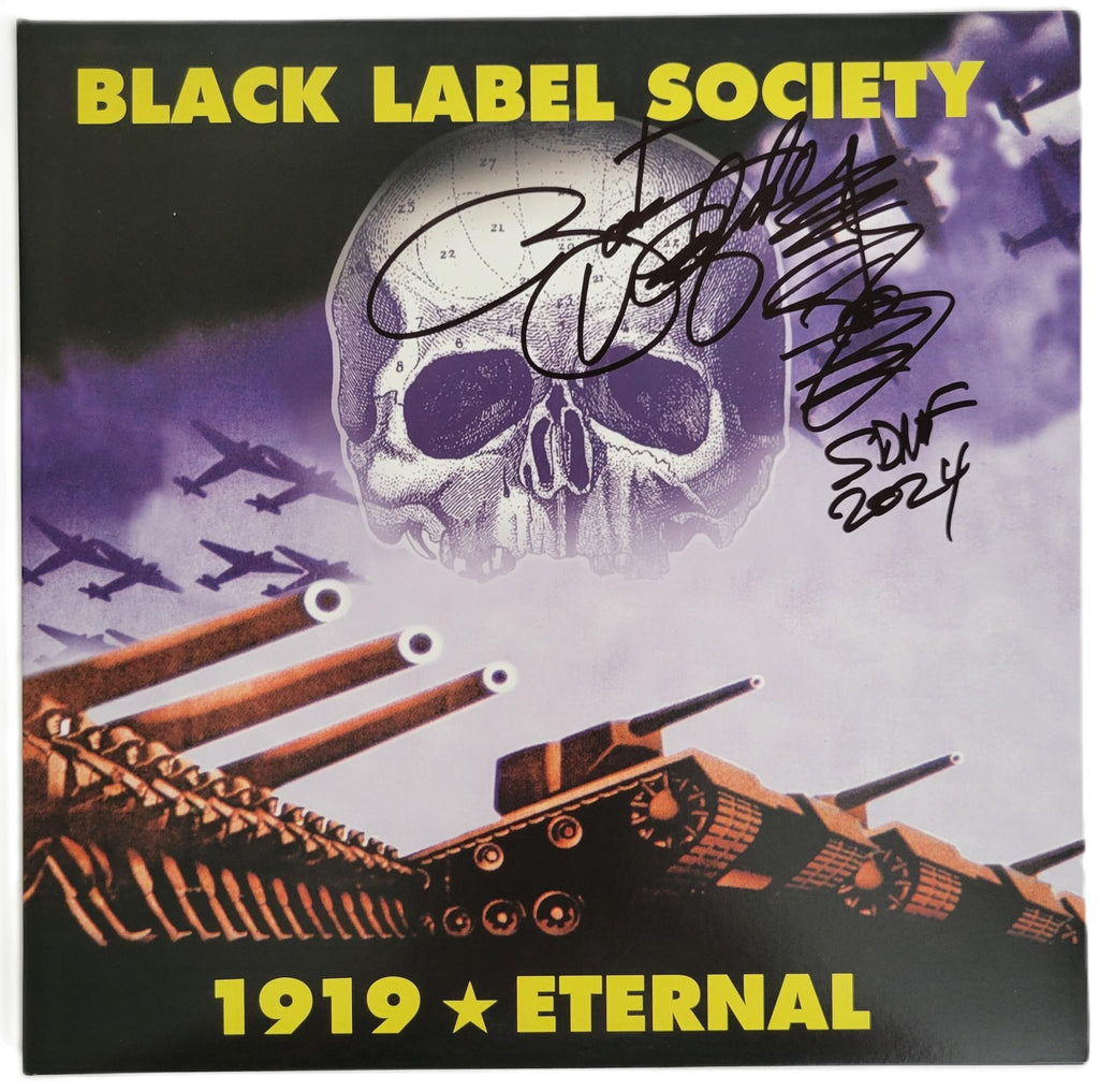 Zakk Wylde Signed 1919 Eternal Album COA Exact Proof Autographed Vinyl Record