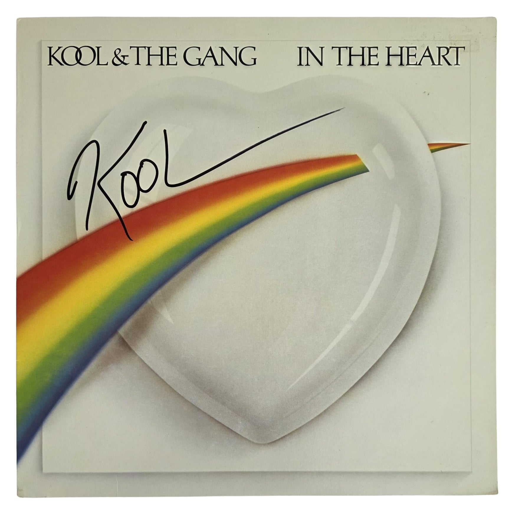 Robert Bell Signed Kool & the Gang In the Heart Album COA Proof Autographed Vinyl Record
