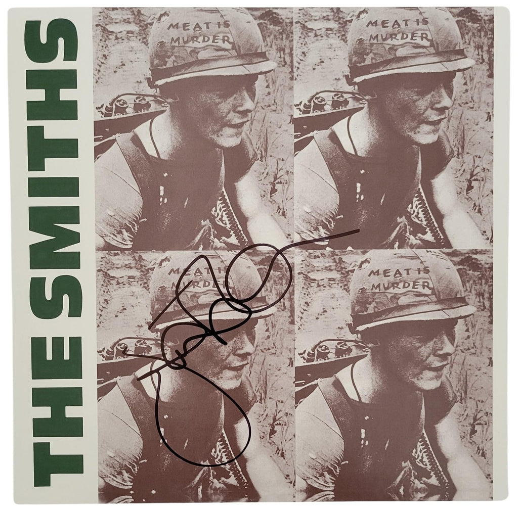 Johnny Marr Signed The Smiths Meat is Murder Album COA Proof Autographed Vinyl Record