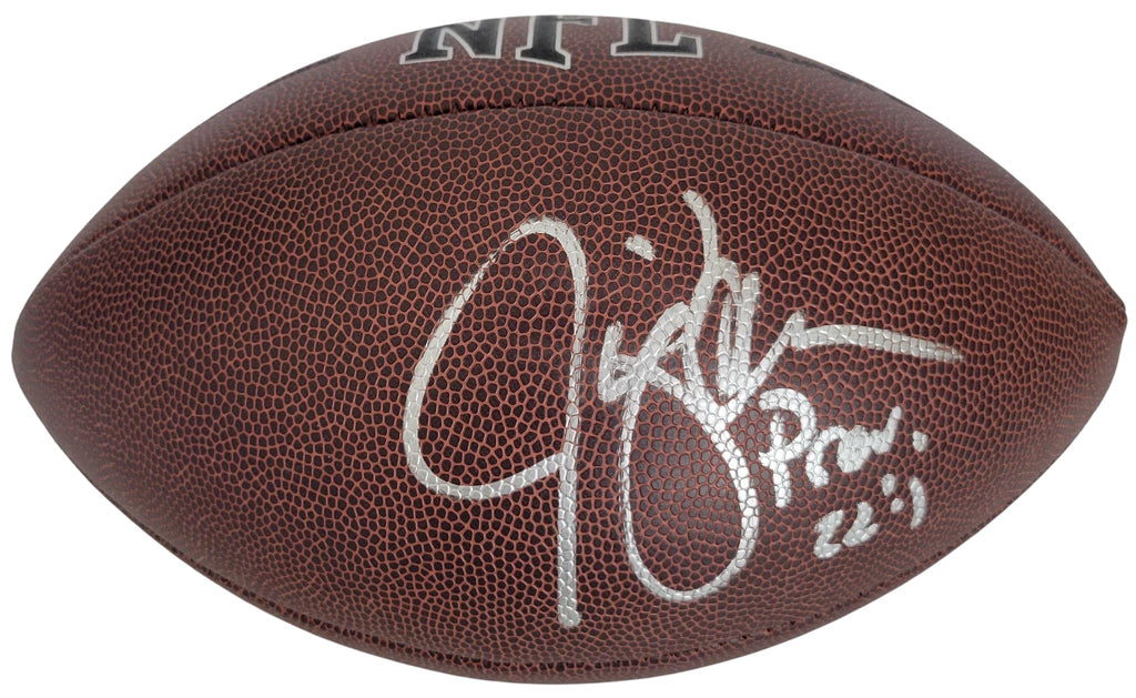 Jim Zorn Signed Football Proof Beckett COA Autographed Seattle Seahawks