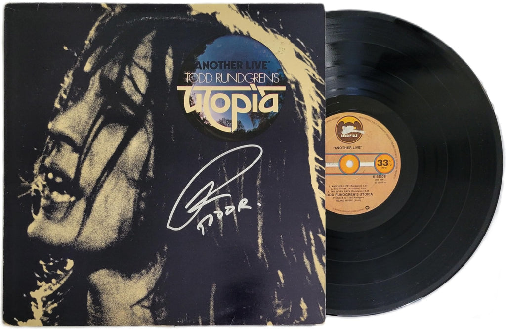 Todd Rundgren Signed Another Live Album COA Proof Autographed Vinyl Record