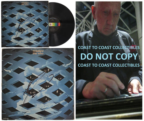 Pete Townshend Signed The Who Tommy Album COA Proof Autographed Vinyl Record