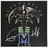 Geoff Tate Signed Queensryche Empire Album COA Proof Autographed Vinyl Record Michael Wilton