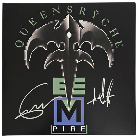 Geoff Tate Signed Queensryche Empire Album COA Proof Autographed Vinyl Record Michael Wilton
