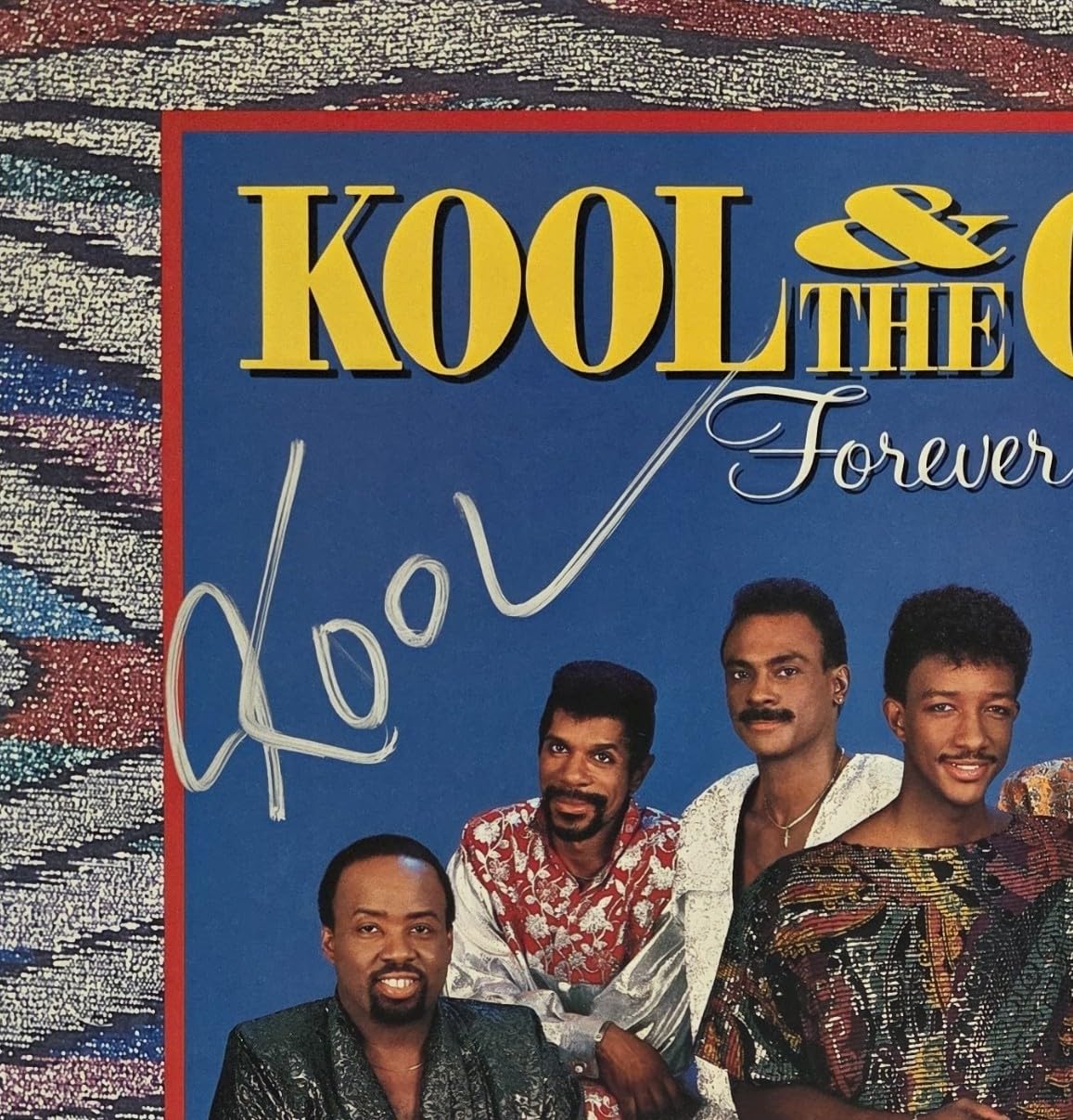 Robert Bell Signed Kool & the Gang Forever Album COA Proof Autographed Vinyl Record