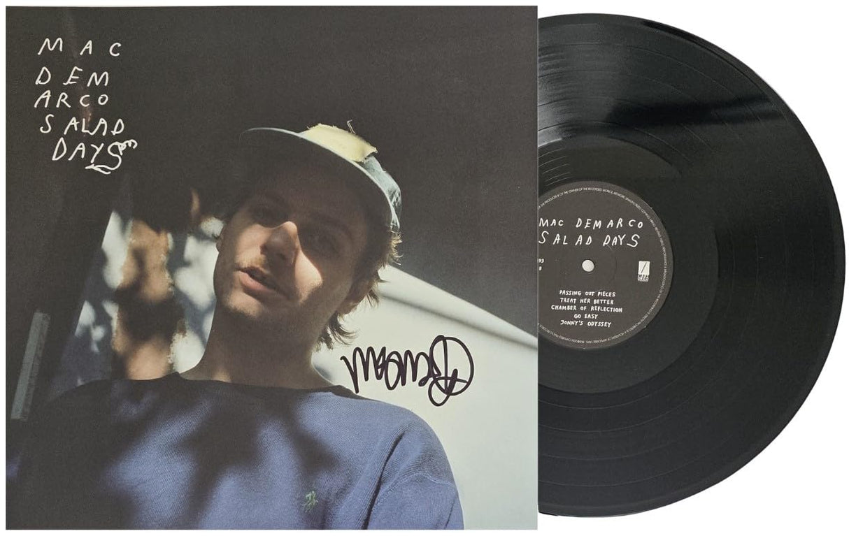 Mac DeMarco Signed Salad Days Album COA Exact Proof Autographed Vinyl Record