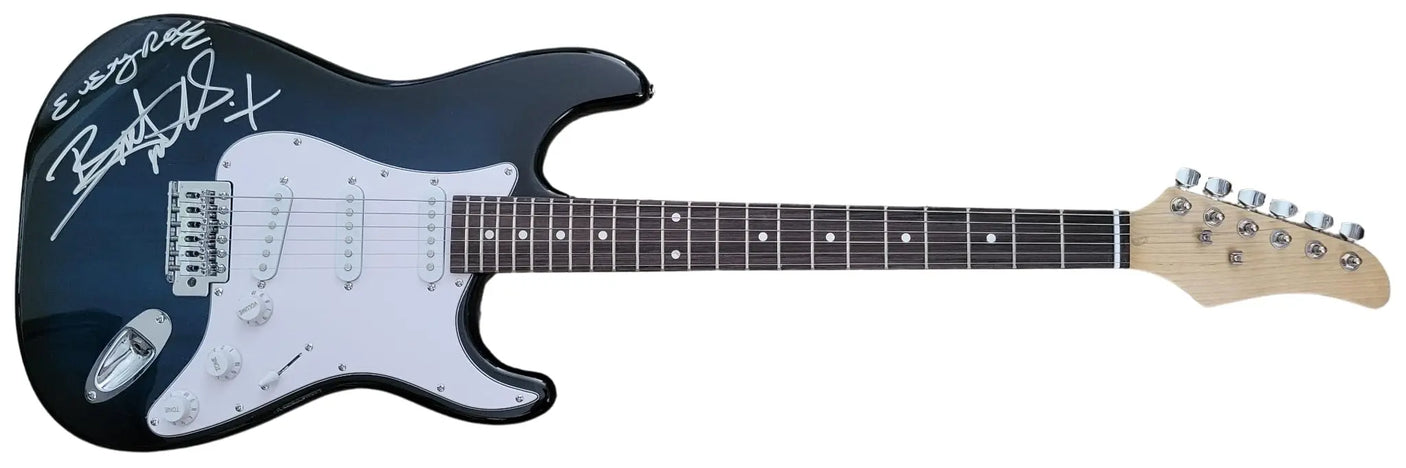 Bret Michaels Poison Signed Full Size Electric Guitar COA Exact Proof Autographed