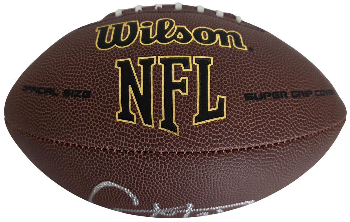 Eric Metcalf Signed Football Proof Autographed Texas Longhorns Cleveland Browns