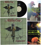 Vince Neil Tommy Lee Signed Dr Feelgood Album COA Proof Autographed Motley Crue Vinyl Record