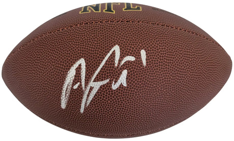 Arik Armstead Signed Football COA Proof Autographed Jaguars 49ers Oregon Ducks