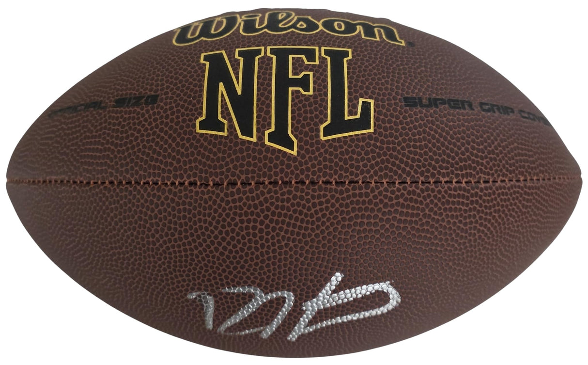 Devin Hester Signed Football Proof COA Autographed Chicago Bears The U Miami Atlanta Falcons