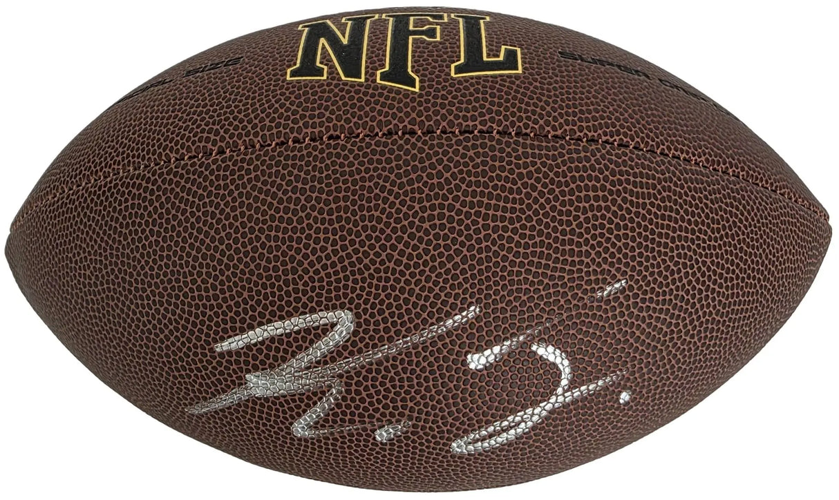 Kayvon Thibodeaux Signed Football Proof COA Autographed NY Giants Ducks