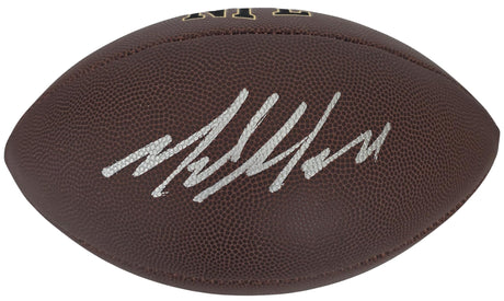 Mike Macdonald Signed Football COA Exact Proof Autographed Seattle Seahawks