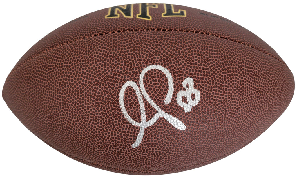 Antonio Pierce Signed Football Proof COA Autographed Las Vegas Raiders Giants