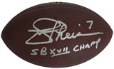 Joe Theisman Signed Football Proof COA Autographed Notre Dame Washington Redskins SB Champ