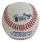 Joe Carter Signed Baseball COA Exact Proof Autographed Toronto Blue Jays Cleveland