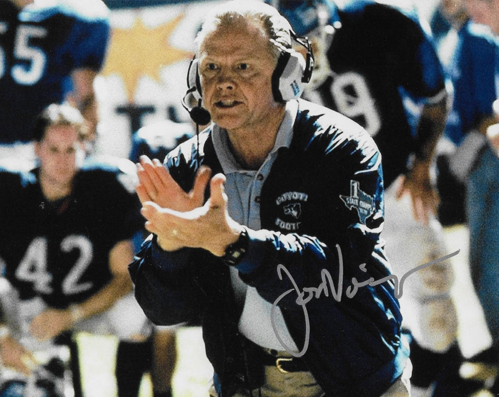 Jon Voight Varsity Blues Bud Kilmer Signed Coyotes 8x10 Photo COA Proof Autographed star