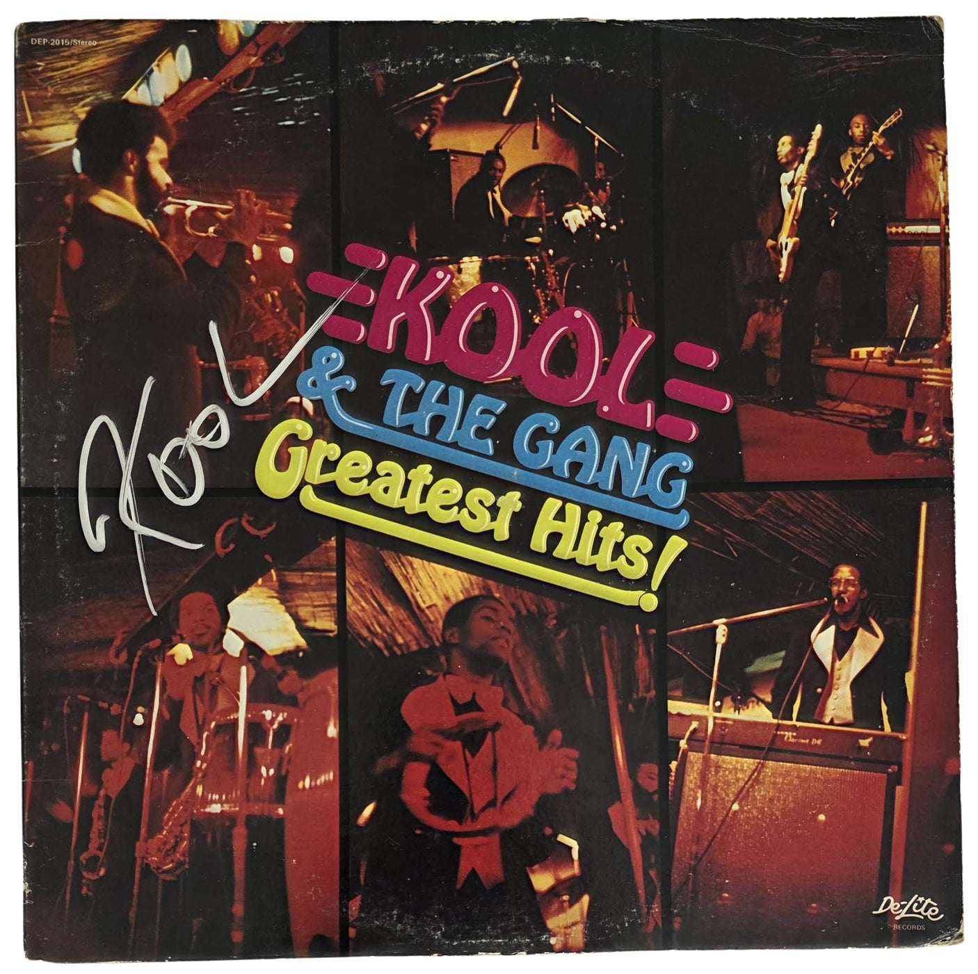 Robert Bell Signed Kool & the Gang Greatest Hit Album COA Proof Autographed Vinyl Record