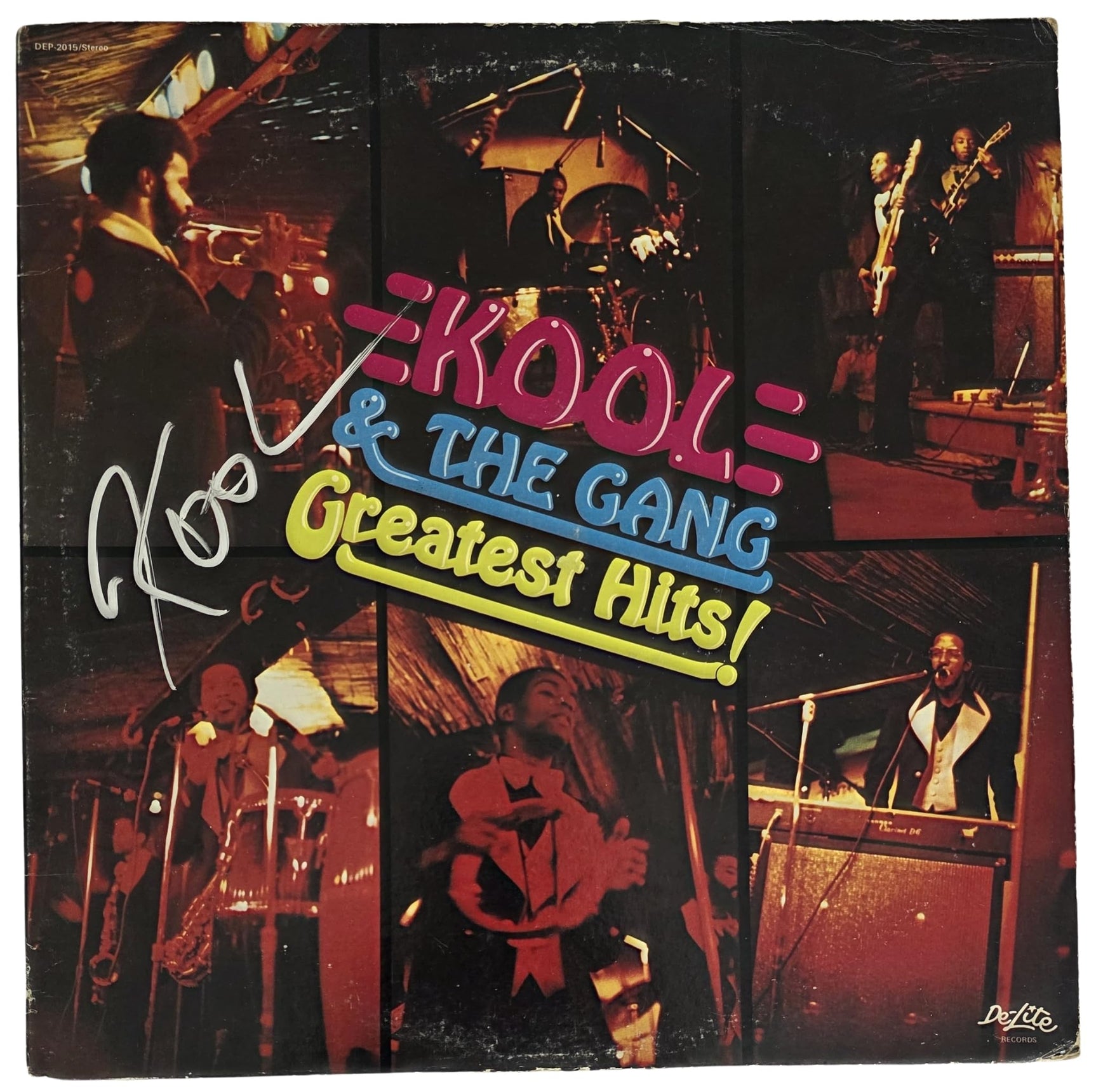 Robert Bell Signed Kool & the Gang Greatest Hit Album COA Proof Autographed Vinyl Record